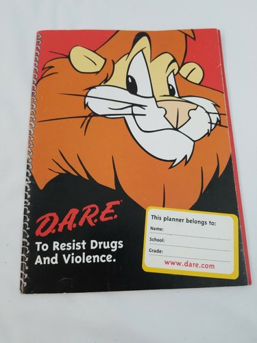D A R E Kids 06 Planner Activity Book Blank Program Book 90 S Nostalgia Rare Ebay