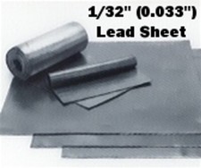 Sheet Lead - 1/32 inch x 36 inches x 48 inches