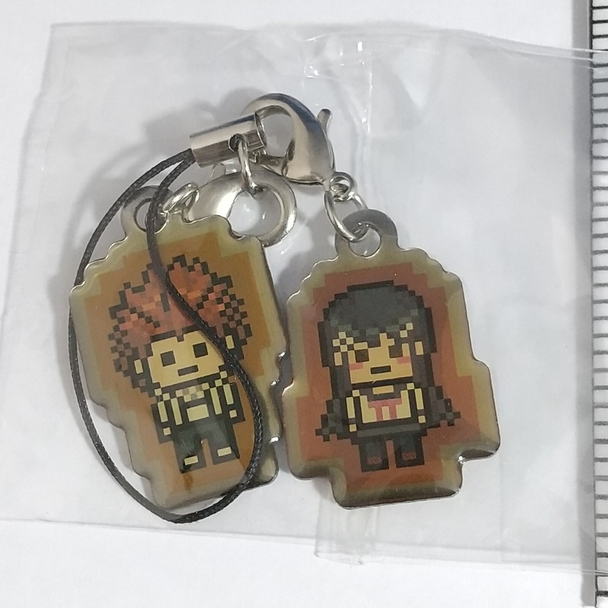 A77568 Danganronpa Metal charm strap Sayaka Maizono & Leon Kuwata