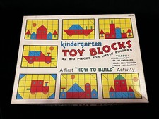 NEW 1972 Kindergarten Toy Blocks / Tiles - Enrichment - Education