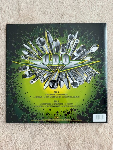 U.D.O. Rev-Raptor GREEN CLEAR Vinyl LP Gatefold SEALED 2017 Germany NEW - Picture 2 of 4