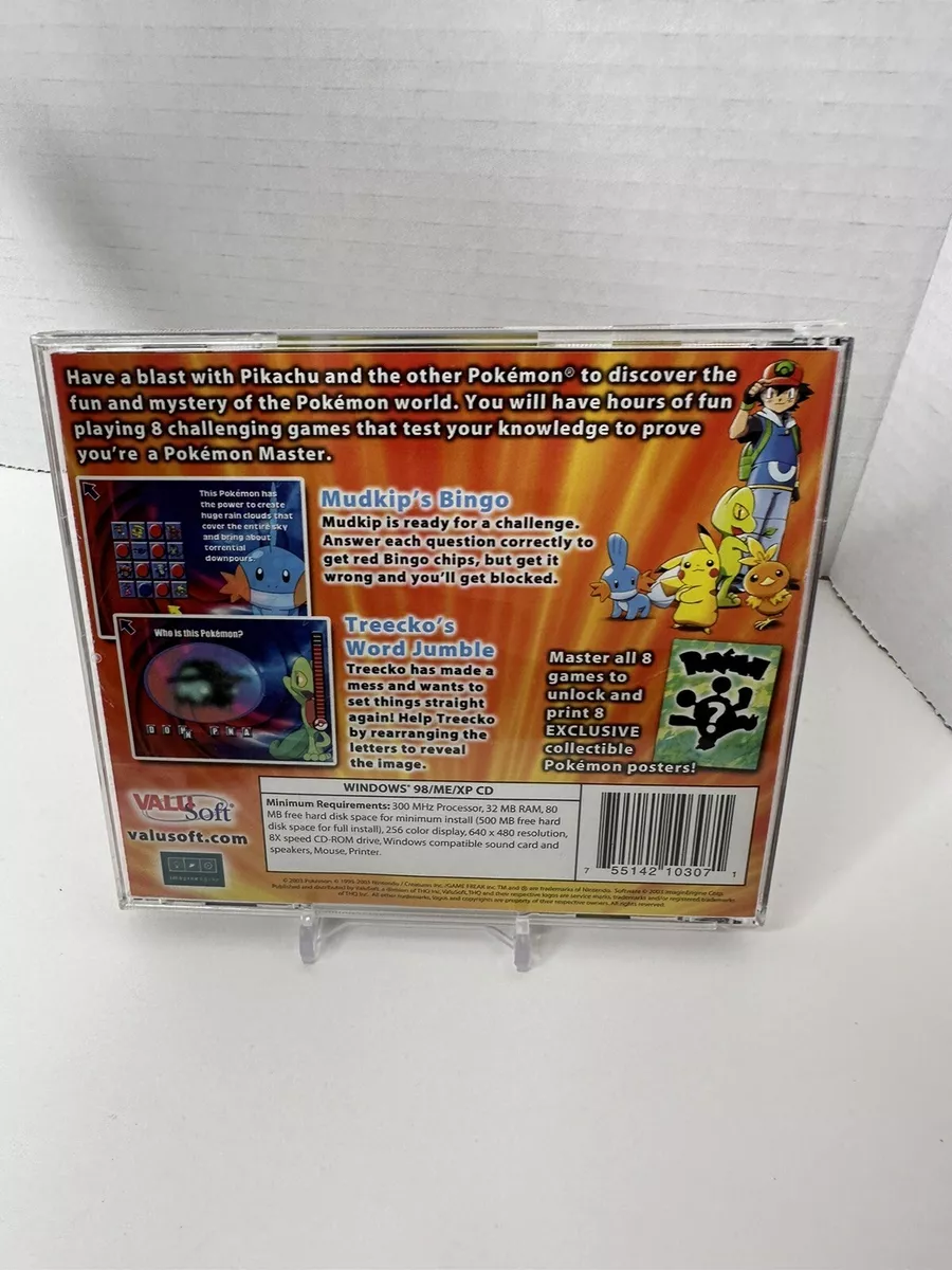 Pokemon: Masters Arena (Windows PC, 2003) Computer Video Game CD-ROM Tested