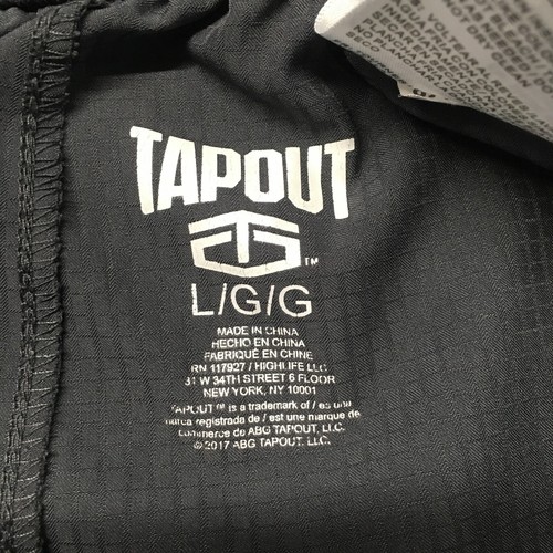 Tapout Sports Sweat Shorts Mens Large (Actual 31.5x10) Grey Pull On High Rise - Picture 9 of 13