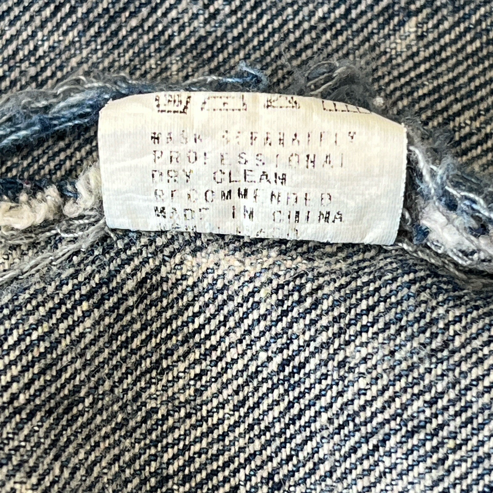 36 Point 5 Leopard Patchwork Trucker Jacket S Aci… - image 21