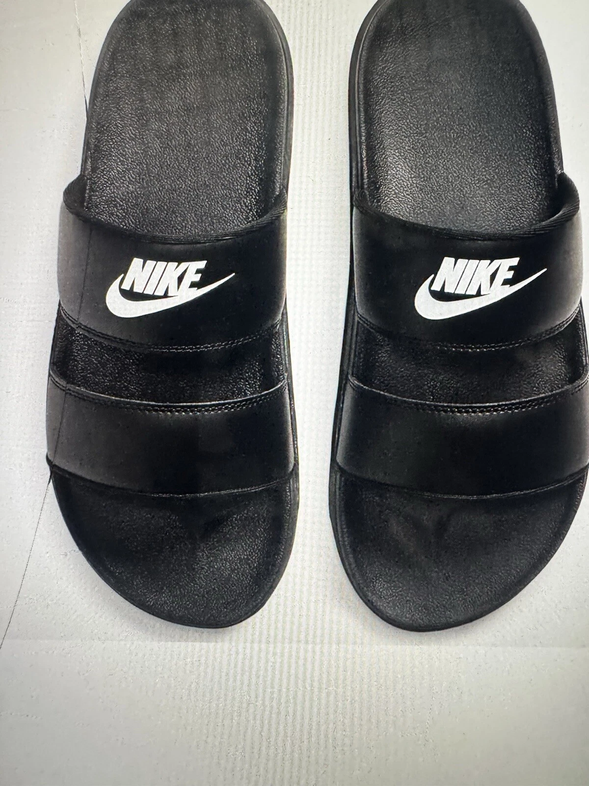 Nike Offcourt Duo Sandalo Donna Slides Nuovo con etichette Nero Bianco 8