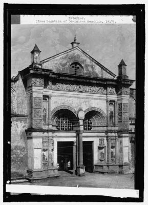 8'' x 10'' Photo 1900 Dominican Republic. Cathedral, Santa Domingo