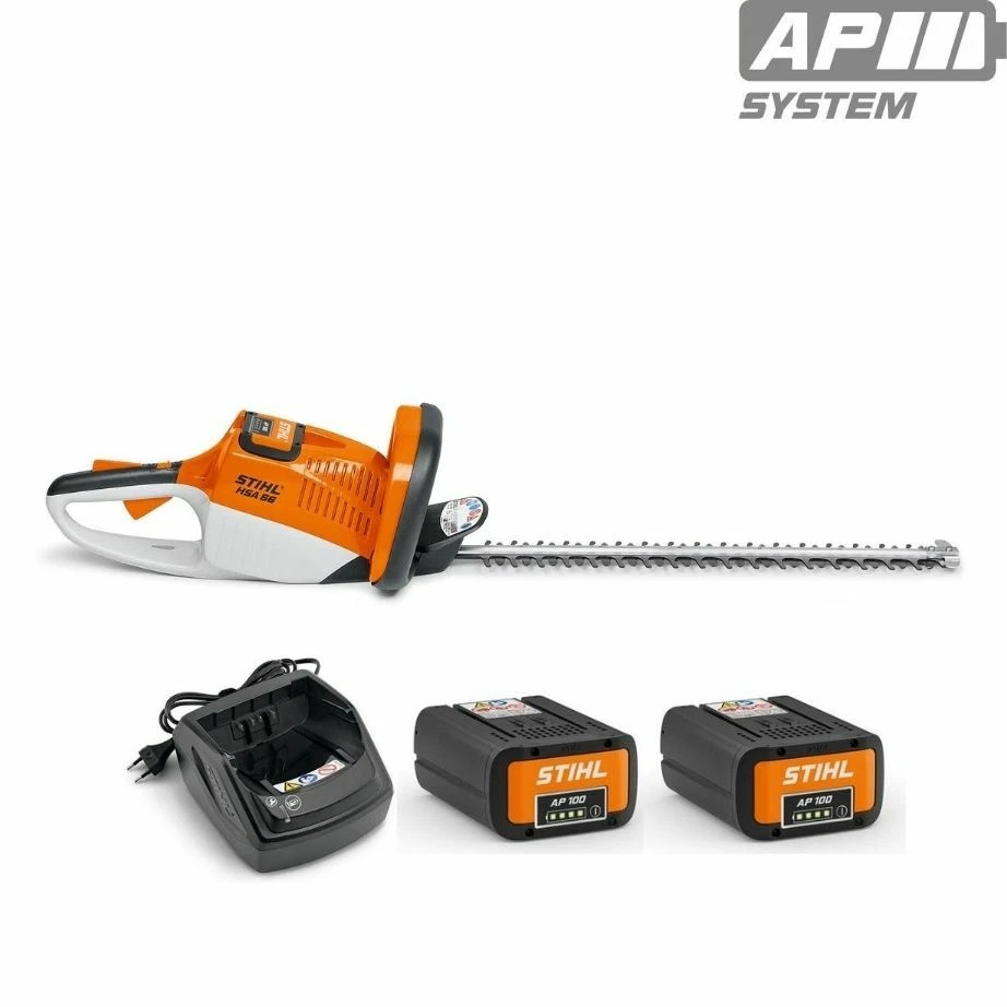 STIHL HSA 66 Cordless Hedge Trimmer 2 x AP100 Batteries 1 x