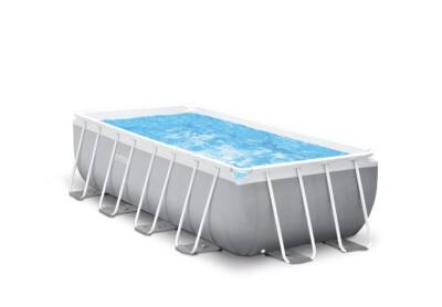 Intex Prism Frame Rectangular Pool (26792GN), 488x244x107cm, inkl. GS-Pumpe 3407