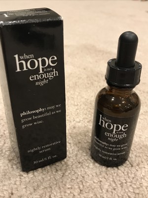 philosophy night serum