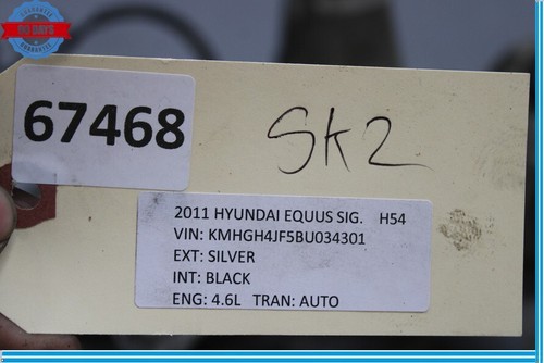 11-14 Hyundai Equus Signature Rear Left Side Spindle Knuckle Stub Oem - Picture 14 of 14