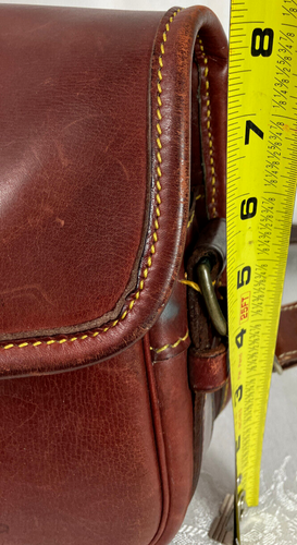 Bolso Bandolera James Purdey & Sons Cordobés Inglaterra Rojo Mensajero - Imagen 7 de 11