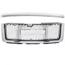 For 07-13 Gmc Sierra 1500 Denali Style Front Bumper Upper Hood Grill Top Molding For 07-13 Gmc Sierra 1500 Denali Style Front Bumper Upper Hood Grill Top Molding