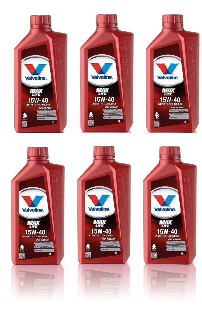 Huile moteur 15W40 MaxLife résout les démarrages difficiles, lot de 6L protecteur