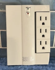 6-Outlet Swivel SIDE SOCKET WS Surge Protector Wall Tap Model SS-2 ETL Listed