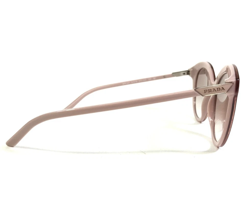 Очки солнцезащитные PRADA SPR02Y 01Y-1L0 полированные розовые оправы кошачий глаз розовые линзы 51-19-140 - Изображение 3 из 4