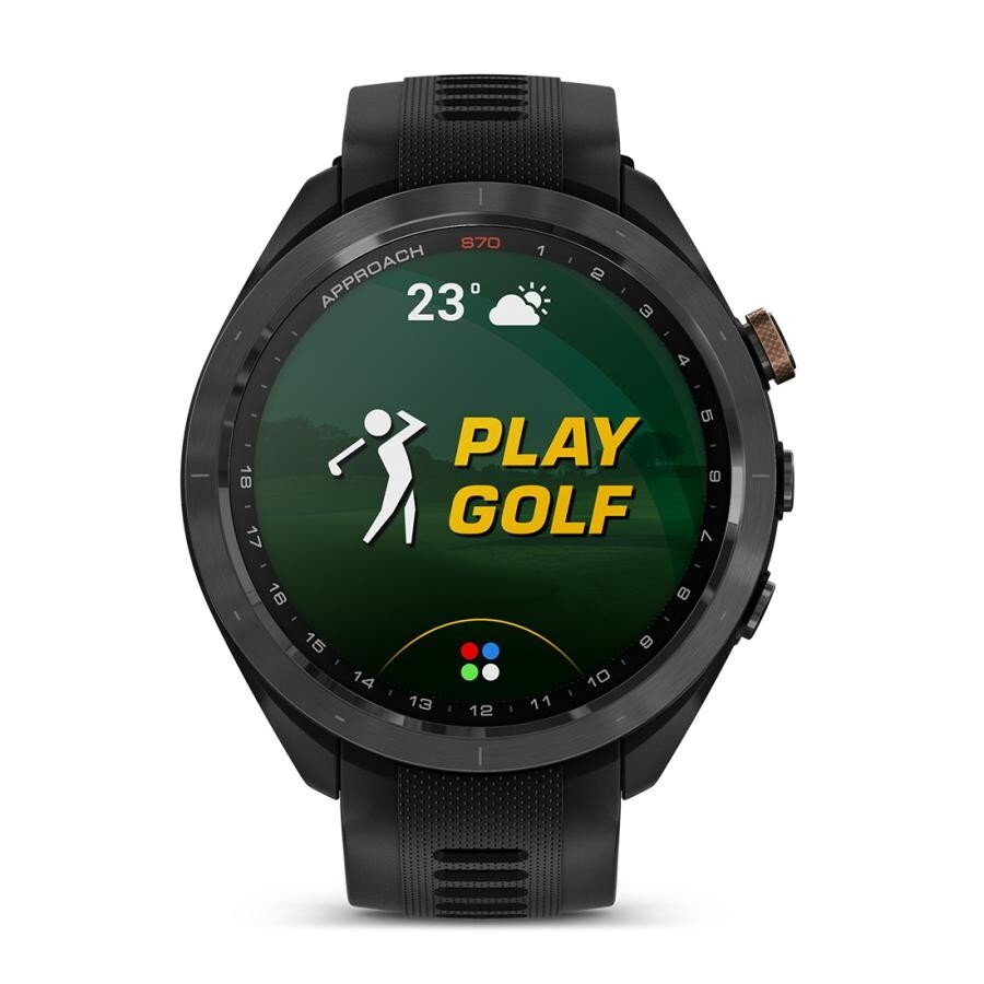 【新品未開封】GARMIN　Approach S70 Bronze Editio Approach S70 - Jam Tangan Golf (Bronze) | Smartwatch