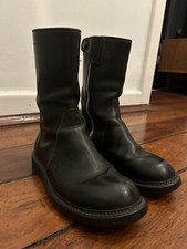 Rick Owens Creeper Boots Leather Black 36