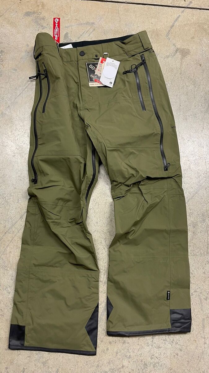 NWT Volcom Mens 3L Guide Gore-Tex Snowboard Pants L Military NWT Volcom Mens 3L Guide Gore-Tex Snowboard Pants L Military