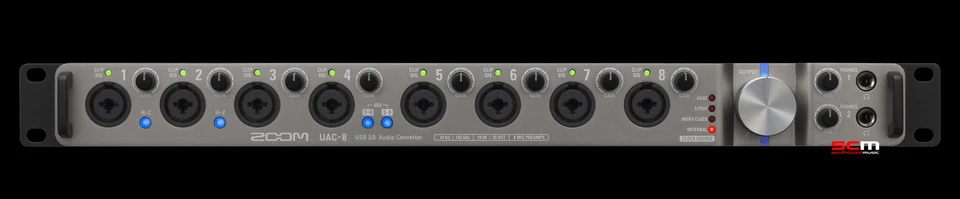 Zoom UAC-8 USB 3.0 Audio Interface for PC and Mac with Cubase LE DAW Software - Image 2 of 4