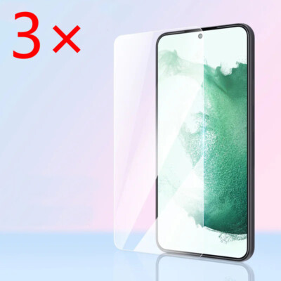 3× Tempered Glass Screen Protector Film Guard For Samsung S22 S23 S24 Ultra Plus