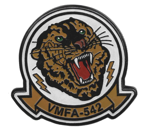 Late 1950 USMC Marines VMA 513 Flying Nightmares insignia patch AS IS