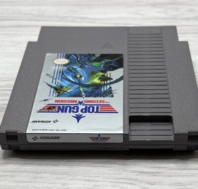 Cartucho de videojuego Top Gun Nintendo NES de colecci&oacute;n OEM simulador de vuelo probado