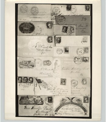 Collection of POSTMARKED Mail & STAMPS USPS Postal Service Press Photo ...