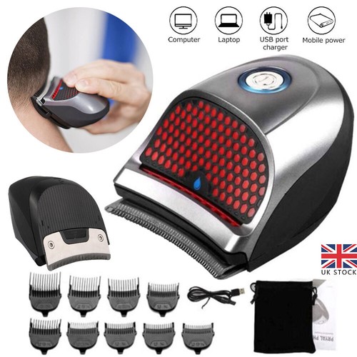 Professional Mens Hair Clippers self cut Cordless Electric Hair Trimmer