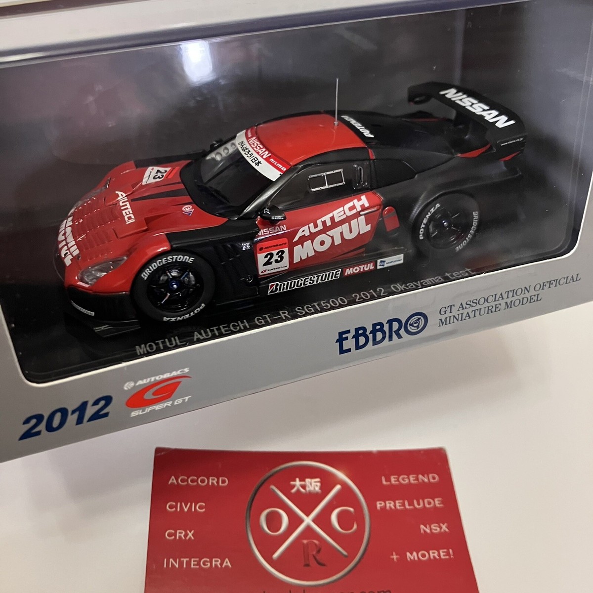 Rare EBBRO Motul Autech Nissan GT-R Super GT 500 1:43 JDM