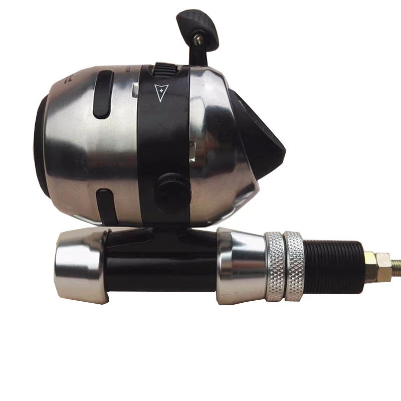 Bowfishing Reel Set Spincast Reel Seat Line Archery Bow Arrow Fishing Hunting US - Image 2 of 4