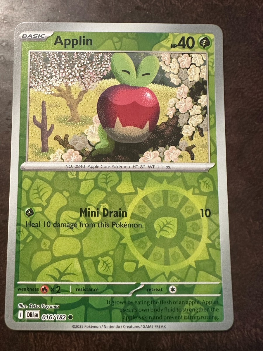 Applin 016/182 - Destined Rivals - Reverse Holo - NM | eBay