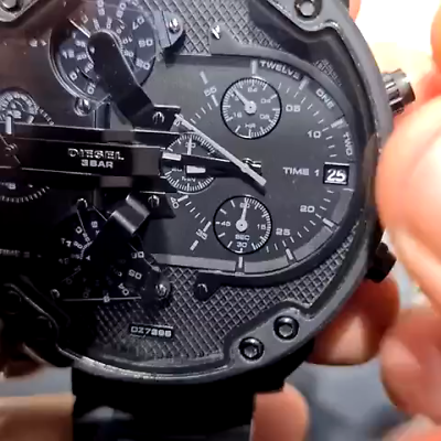 DIESEL DZ7396 Black Watch Men's MR. DADDY 2.0 Chronograph DIESEL DZ7396 Black Watch Men's MR. DADDY 2.0 Chronograph