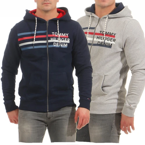 Tommy Hilfiger Denim Herren Sweatjacke DM0DM02767 Jacke Gr. S M L XL XXL - Bild 1 von 3