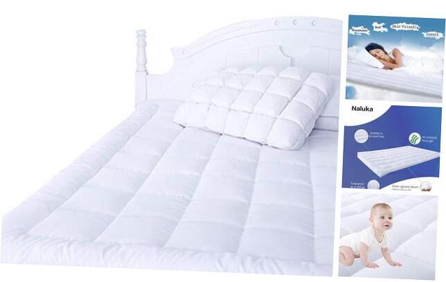 Mattress Pad Size with Deep Pocket Microplush Mattress Topper with Twin 300Gsm
