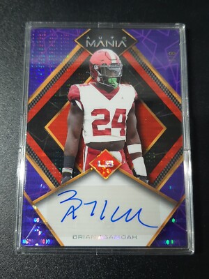 Brian Asamoah - Wild Card Auto Mania 2022 - Vikings - Auto - Purple - /8