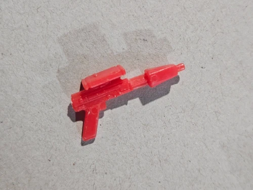 GI JOE 1988 Iron Grenadier Small Hand gun red original accessory weapon Pistol