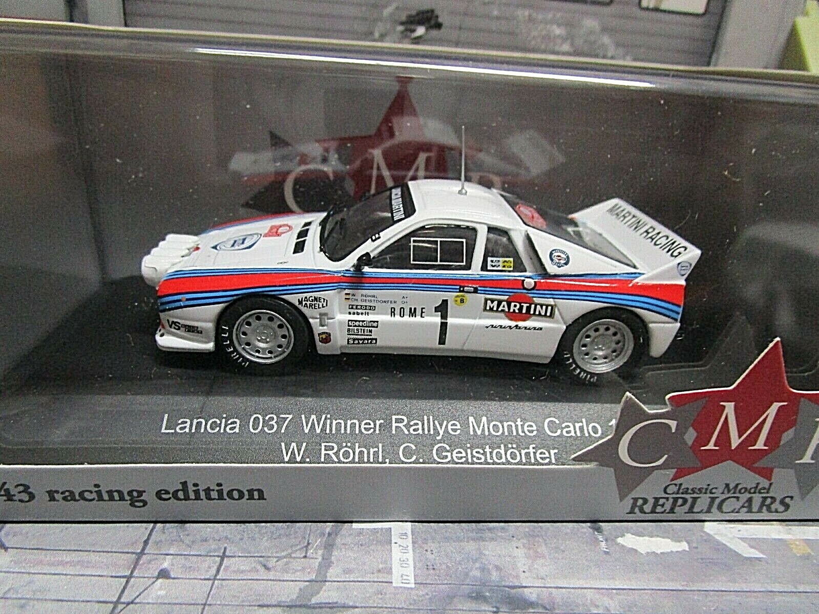 LANCIA 037 Rally Gr.B Rallye Monte Carlo Winner 1983 1 Röhrl Martini IXO 143 
