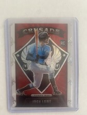 2022 Panini Chronicles Josh Lowe RC Crusade Ruby Wave Parallel Rookie 17/199