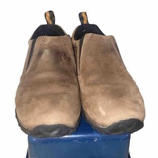 Used Merrell Jungle Moc Shoes Brown Nubuck Leather Womens Size 7 Pre Owned