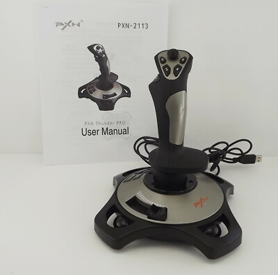 PXN-2113 Flight Stick Joystick Gaming Simulator Controller Wired 4
