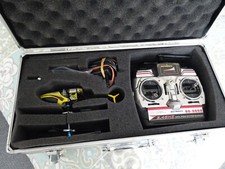 DIGITRONICS PRODIGY HELICOPTER + DG-0808 TRANSMITTER IN TRAVEL CASE