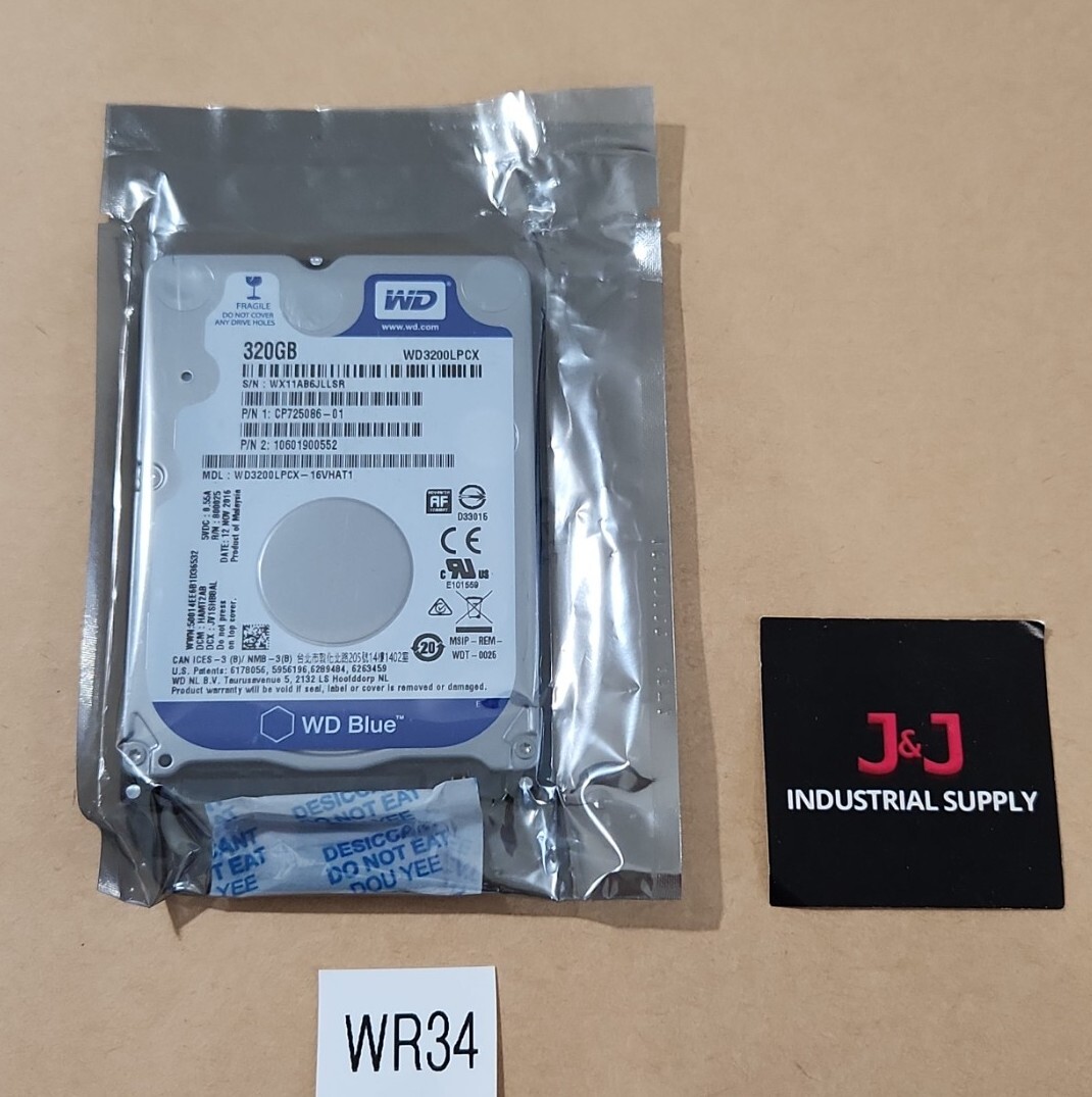 PCパーツ Western Digital wd3200lpvx-75?V0tt0?320?GB DCM : ebktjab Western Digital WD3200LPVX-75V0TT0 320GB SATA Hard Drive DCM