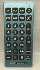 Living Solutions Colossal Large Button Universal Blue Remote Control