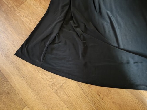 CP CULTURE PHIT black strapless stretch side slit maxi dress - Picture 6 of 9
