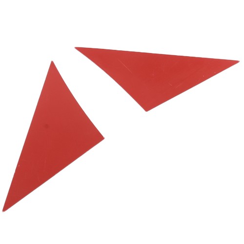 Gloss Black Rearview A Pillar Triangle Sticker Trim For Jaguar F-TYPE 2013-2024 - Picture 4 of 12