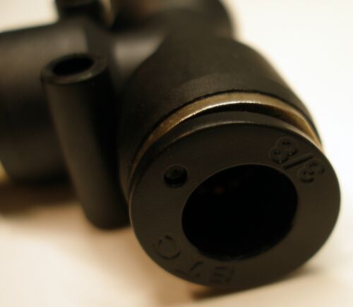 STC, TU 3/8 K, 3/8" Tube OD Tee Union Push-to-Connect Air Pneumatic Fitting - Picture 7 of 10