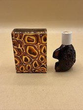 AVON Treasure Turtle Field Flowers Glass Cologne Perfume Bottle 1 FL OZ New Box