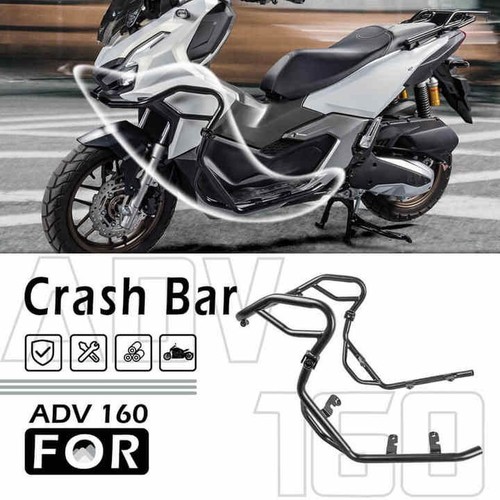 Engine Guards Sissy Crash Bars Stunt Cages Frame Falling Protector For ADV 160 - Picture 2 of 24