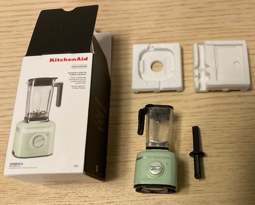 Miniature KitchenAid Blender with Box & Styrofoam for Doll House Mini