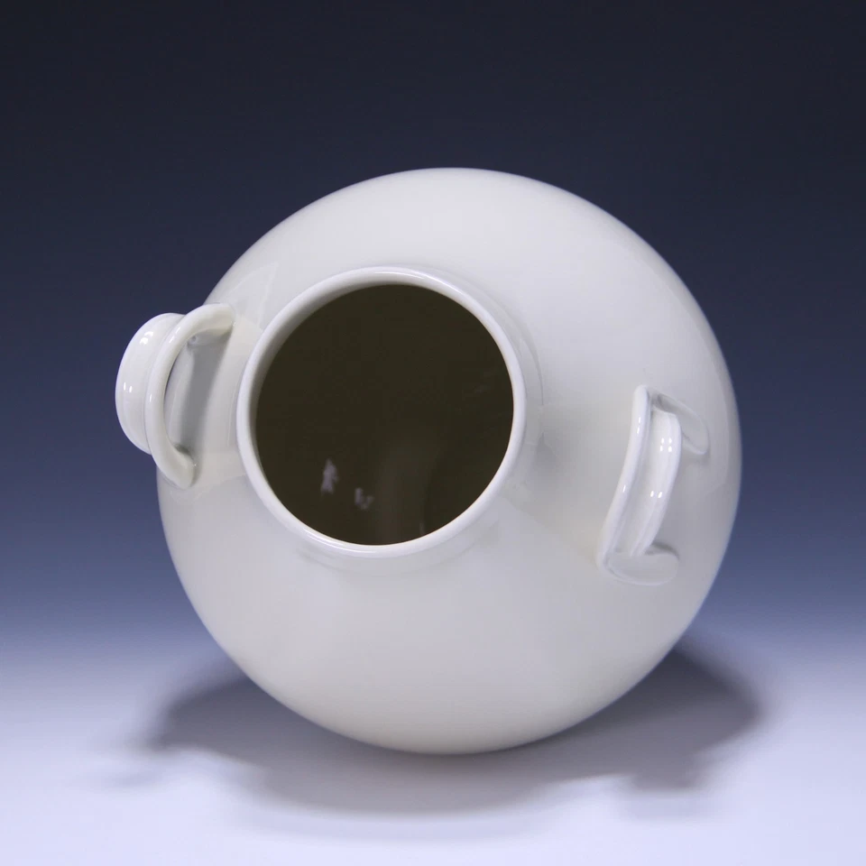 Große Fürstenberg Henkelvase Form 1190/5 - 1950er Jahre Entwurf Wagenfeld? - Bild 4 von 4